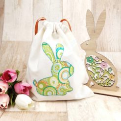 Osterbeutel nach dem Freebook für Obst und Gemüsebeutel