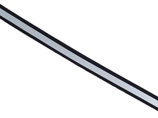 10mm breites Reflektorband schwarz
