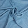 SanDaLu blau melierter Brushed Jersey Stoff