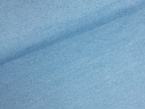 SanDaLu blau melierter Jersey Stoff