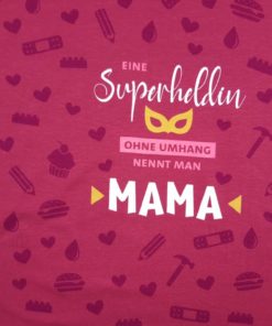 Stoff Panel Mama Superheldin