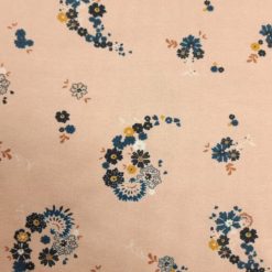 Stoff mit kleinen Blumen Paisley Detail