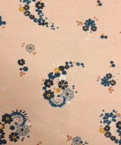 Stoff mit kleinen Blumen Paisley Detail