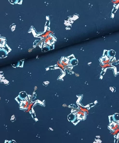 SanDaLu Jersey Stoff Astronaut mit Gitarre Ballen