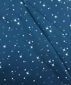 Jersey panel Astronaut Kombistoff Sterne Falten