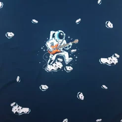 Stoffpanel Weltraum Astronaut mit e-Gitarre