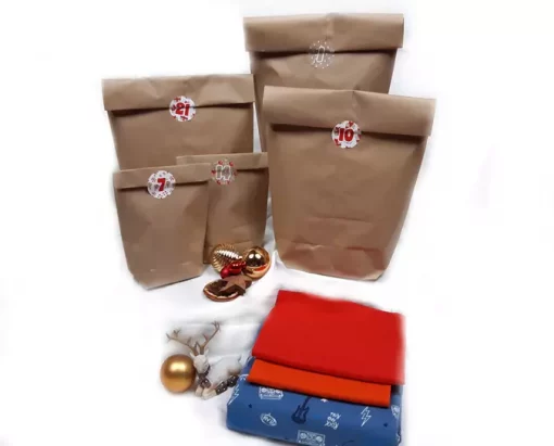 SanDaLu Adventskalender gefüllt mit Stoff