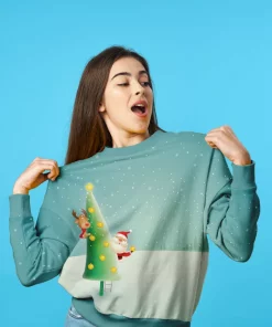 SanDaLu French Terry Panel Weihnachten Nähbeispiel