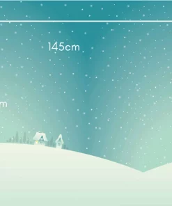 SanDaLu French Terry Panel Weihnachten Maße