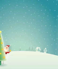 French Terry Panel Weihnachten