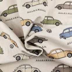 Deko Stoff VW Käfer Strudel