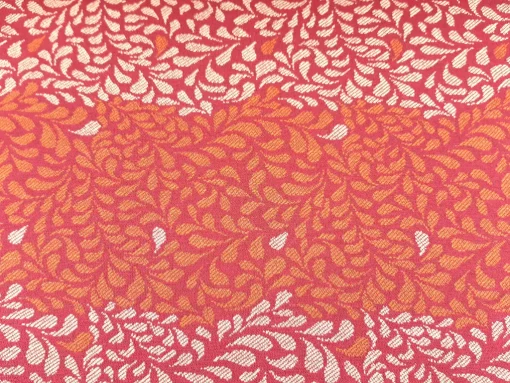 Strick Jacquard Blätter von Blaubeerstern Detail
