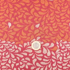 Strick Jacquard Blätter Euro Größenvergleich