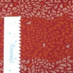 Strick Jacquard Blätter von Blaubeerstern Lineal senkrecht