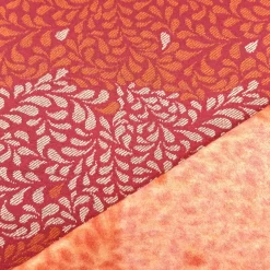 Strick Jacquard Blätter von Blaubeerstern Rückseite