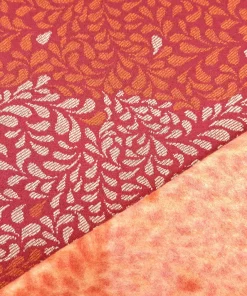 Strick Jacquard Blätter von Blaubeerstern Rückseite
