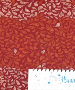 Strick Jacquard Blätter von Blaubeerstern Lineal waagerecht