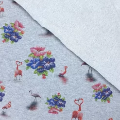 Sommersweat mit Flamingos Rückseite