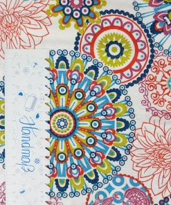 Ottoman Mandala Stoff Lineal senkrecht