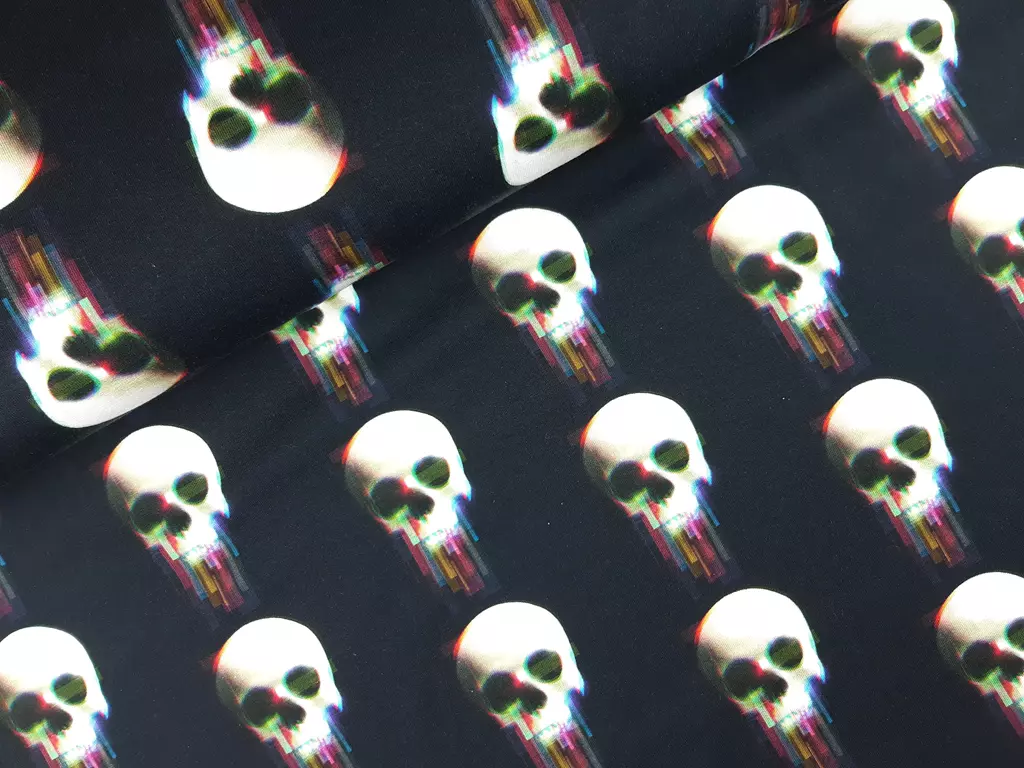 SanDaLu French Terry Totenkopf