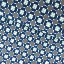 Jersey Kaleidoscope grau blau