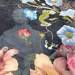 SanDaLu Jersey Panel Blumen von Stenzo Göttin