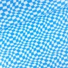 SanDaLu Checkerboard Stoff blau hellblau Ballen