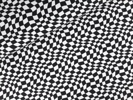 Checkerboard Jersey schwarz weiß Ballen
