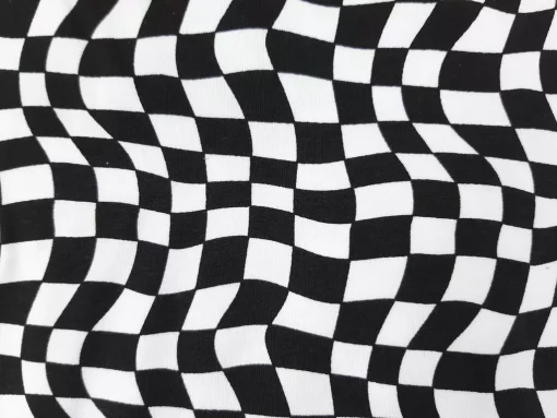 SanDaLu Checkerboard Jersey Detail