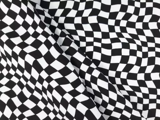 SanDaLu Checkerboard Jersey Falten
