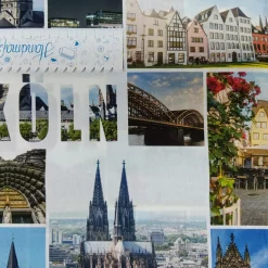 SanDaLu Köln Stoff Lineal waagerecht