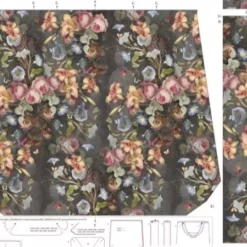 Taschenpanel mit Blumen von Stenzo kleines Motiv