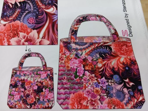 SanDaLu Canvas Panel Tasche