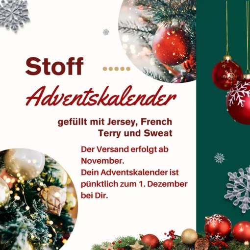 SanDaLu Stoff Adventskalender Versand