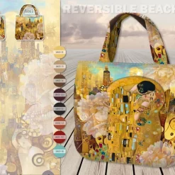 SanDaLu Canvas Panel Klimt Nähbeispiel