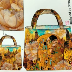 Taschenpanel Klimt Nähbeispiel