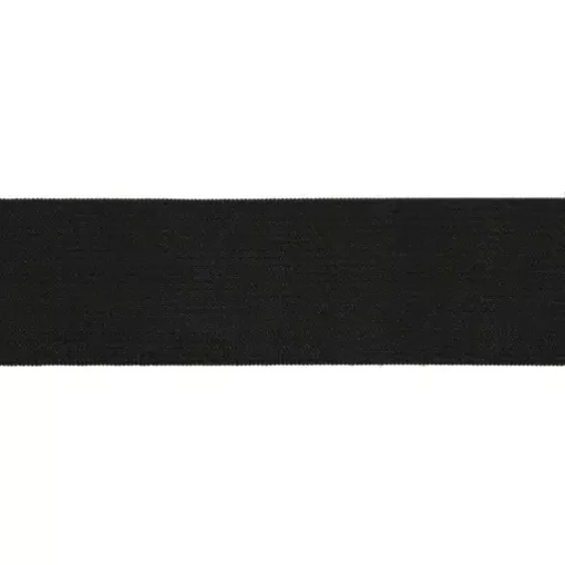 40mm breites Gummiband als Meterware in schwarz