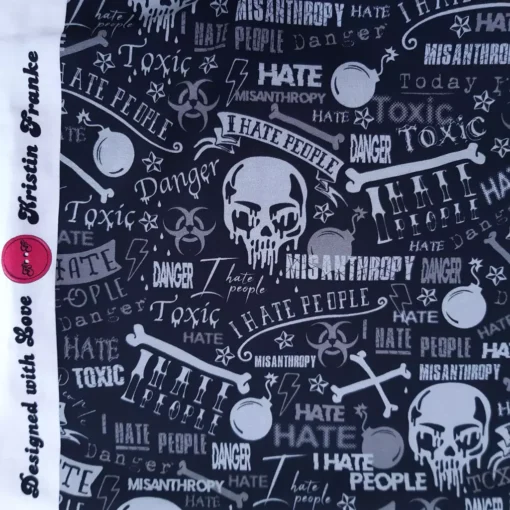 SanDaLu Jersey I hate people von Kristin Franke Webrand