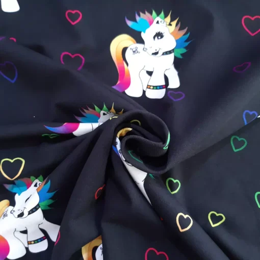 Jersey Meterware Punk Pony von Kristin Franke