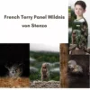 French Terry Panel Wildnis von Stenzo