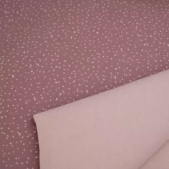 SanDaLu Bio Stoff Spotties in woodrose Rückseite