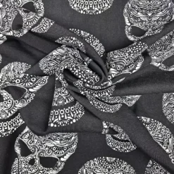 SanDaLu Jersey Mandala Skull Strudel
