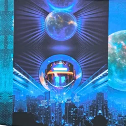 SanDaLu Stoffpanel Space Robots Roboter