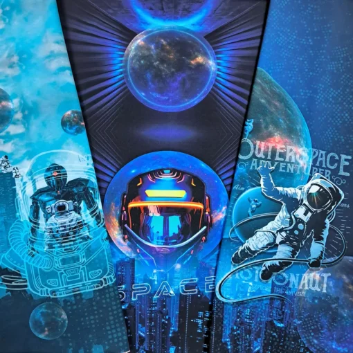 SanDaLu Stoffpanel Space Robots