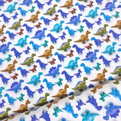 SanDaLu Dino Jersey in Origami Optik blau