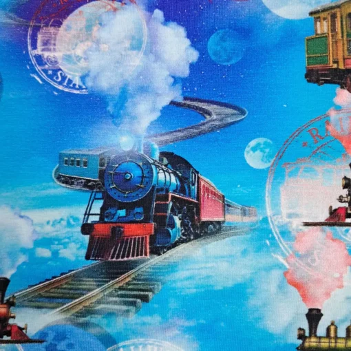Jersey Eisenbahn Motiv Detail