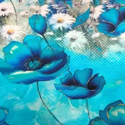 SanDaLu Jersey Meterware Blumen