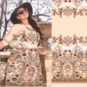 SanDaLu Jersey Panel orientlische Blumen