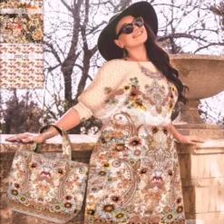SanDaLu Stoffpanel orientalische Blumen von Stenzo Nähbeispiel