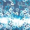 SanDaLu Jersey Hibiskusblüten blau